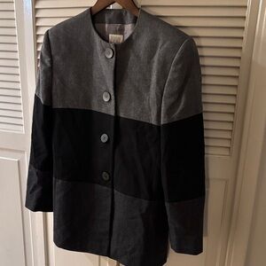 Studio 0001 by Ferre Made in Italy Color Block Blazer 1990s Sz 10